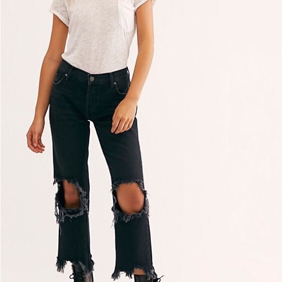 We the Free maggie mid‎ rise straight leg jeans size 25 - Picture 1 of 6